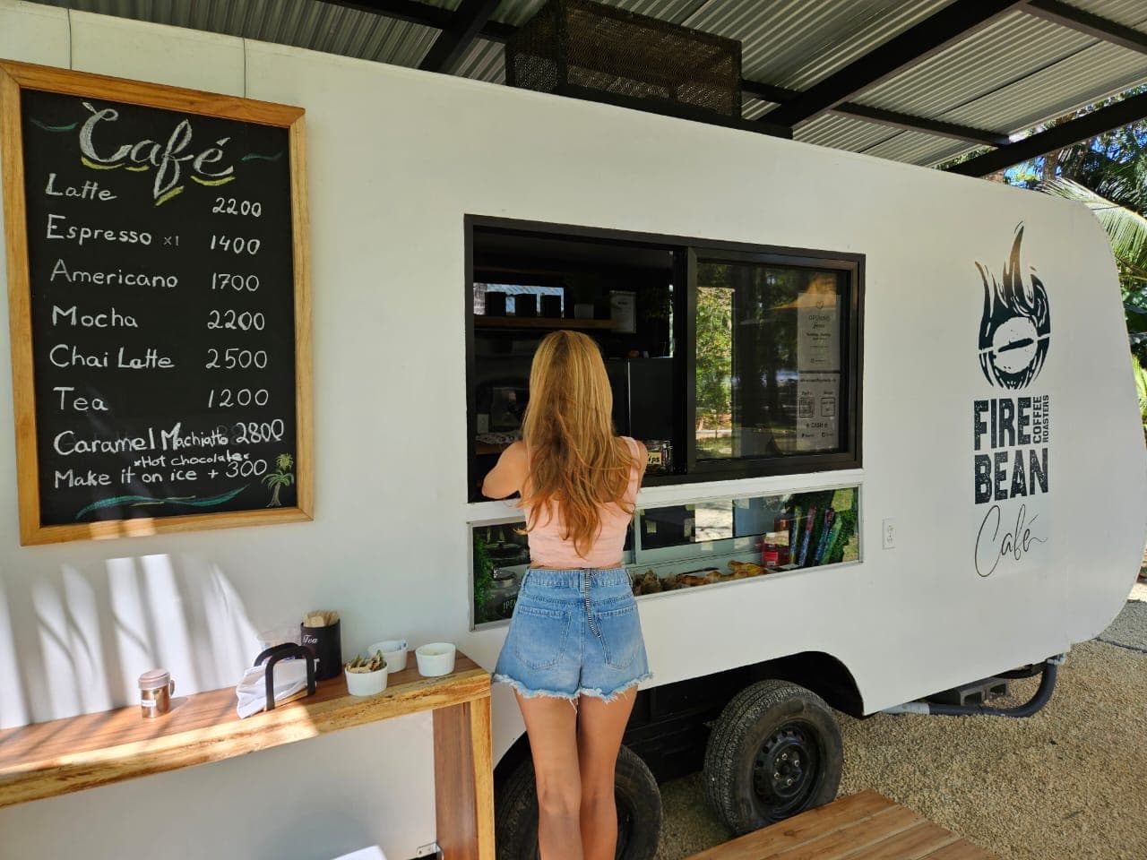 Order at the cafe