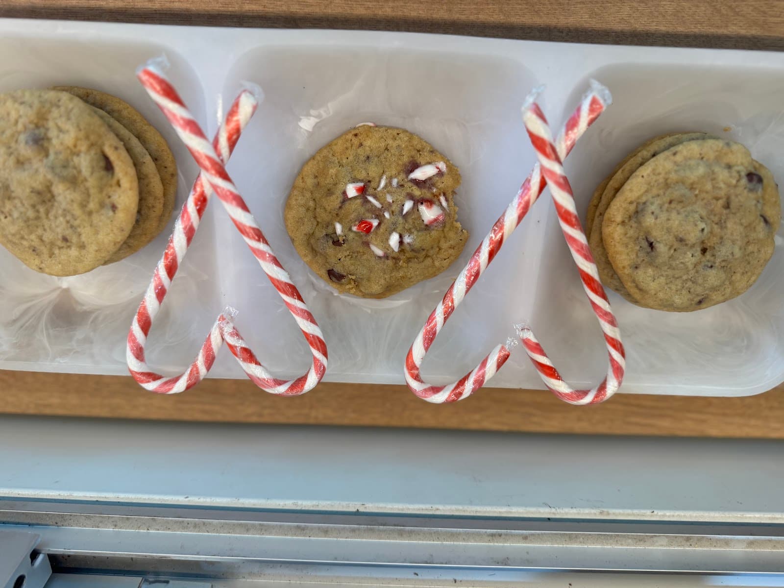 Cookies and candy canes at Fire Bean Cafe